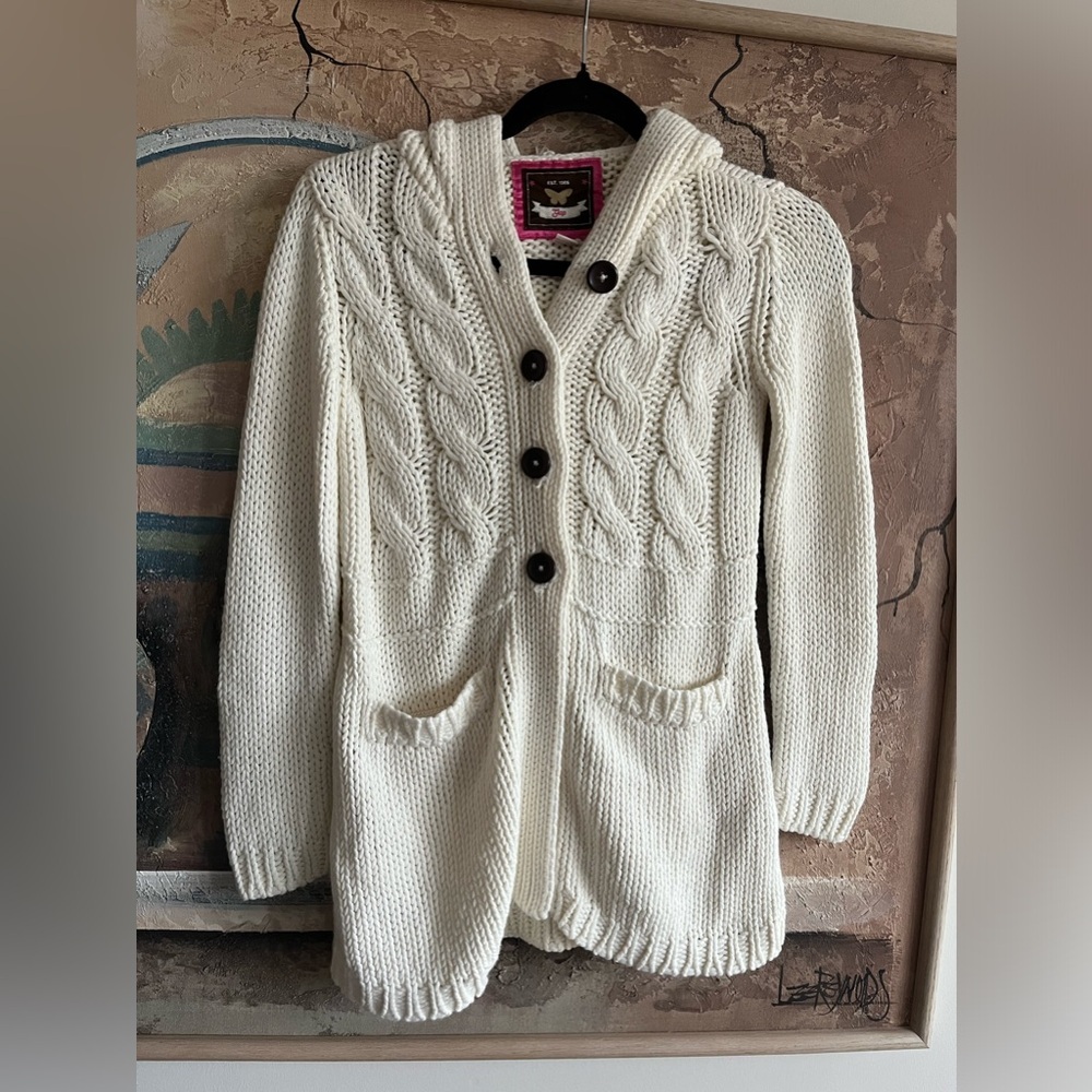 GAP Y2K ‘06 - Knit Cabel knit Cardigan Sweater